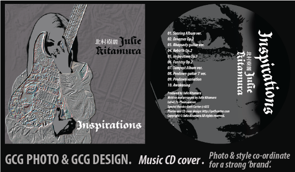 GCG DESIGN [AND PHOTO] MUSIC CD COVER.