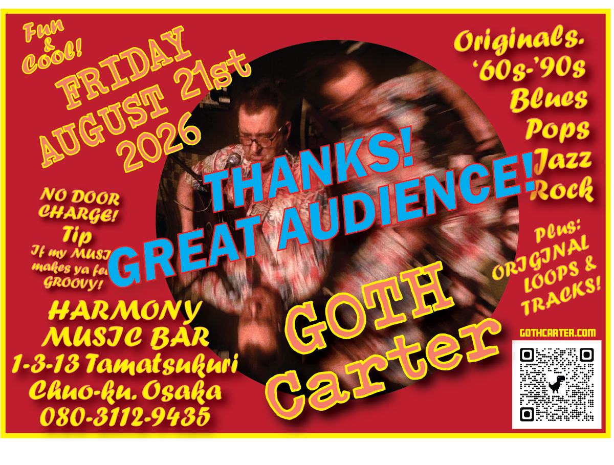 Fan photo at GOTH Carter performance: friday aug 21st 2026